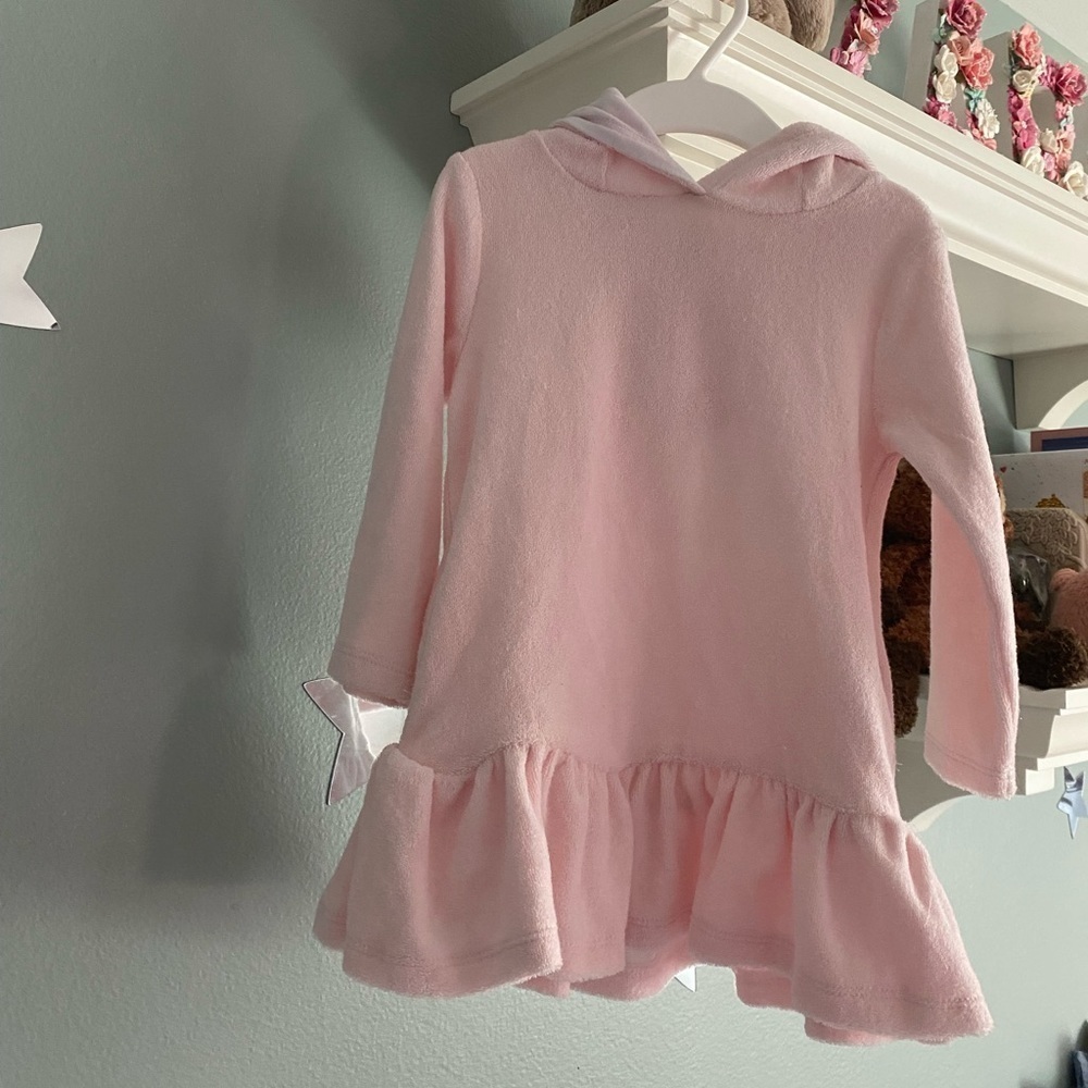 HOODED beach cover up 12-24M